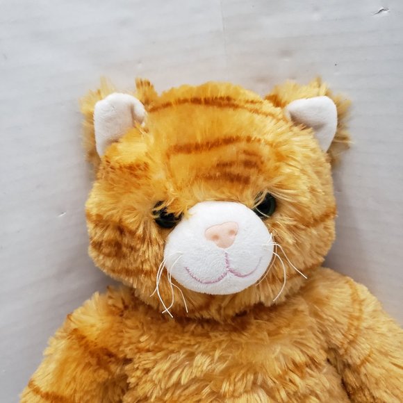 Build A Bear Orange Tabby Cat Kitty Plush Animal - Picture 2 of 9